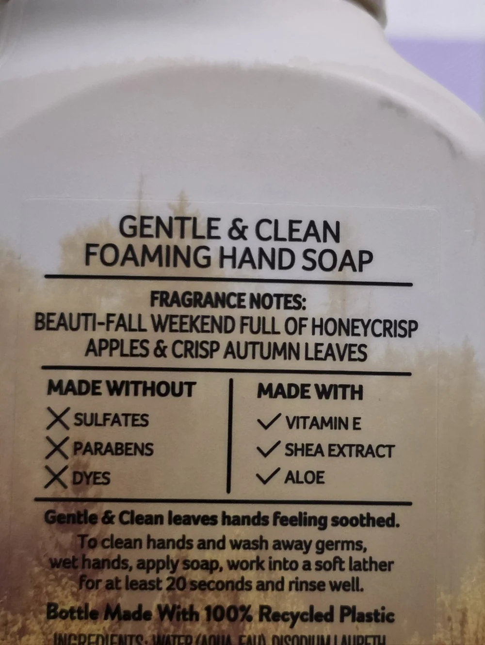 Bath & Body Works Fall Honeycrisp Hayride Foaming Hand Soap 8oz NEW RARE